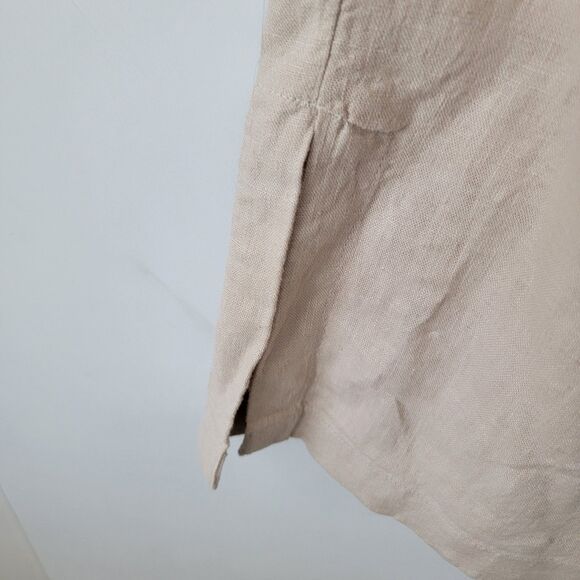 Naturals d&co. womens linen blend pants size 1X Drawstring waist minimalist - Picture 7 of 9